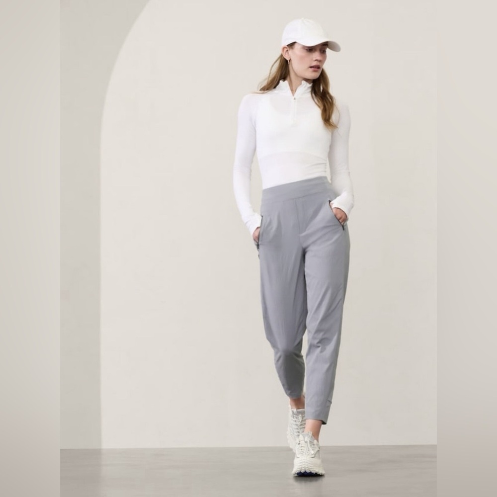 Athleta Gray Track Joggers